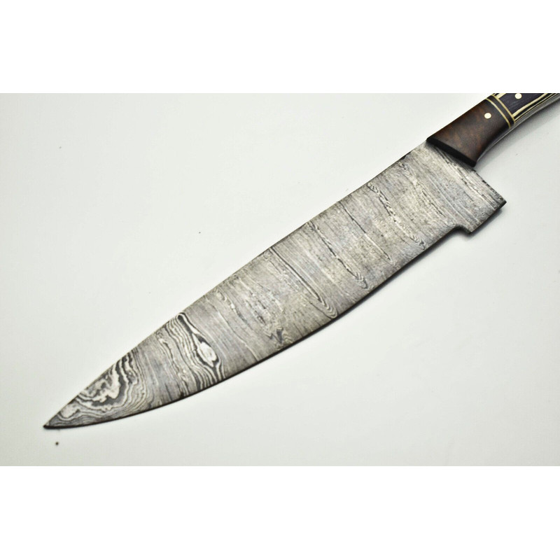 Professional 12 Inch Damascus Chef Knife  Hand Forged Kitchen Knife Gift For Chefs 2