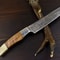 Artisan 12 Damascus Steel Kitchen Knife Hand Forged Chef Knife With Wooden Handle 1