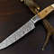 Artisan 12 Damascus Steel Kitchen Knife  Hand Forged Chef Knife With Wooden Handle 4