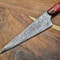 Professional Handmade Damascus Chef Knife Custom Forged 12 Inch Kitchen Knife 2