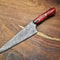 Professional Handmade Damascus Chef Knife Custom Forged 12 Inch Kitchen Knife 0