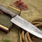 Luxury 13 Inch Damascus Steel Kitchen Knife  Handmade Chef Knife For Professionals 0