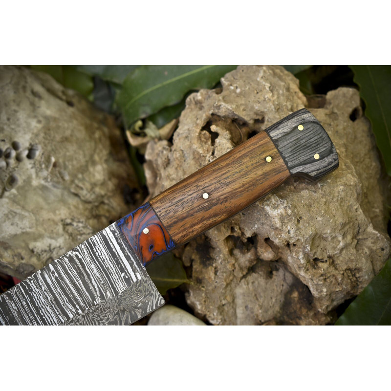 Artisan Hand Forged 13 Damascus Chef Knife  Premium Kitchen Knife Gift 1