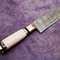 Superb Custom Handmade Damascus Chef Knife Camel Bone Handle With Scrimshaw 11 Kitchen 1