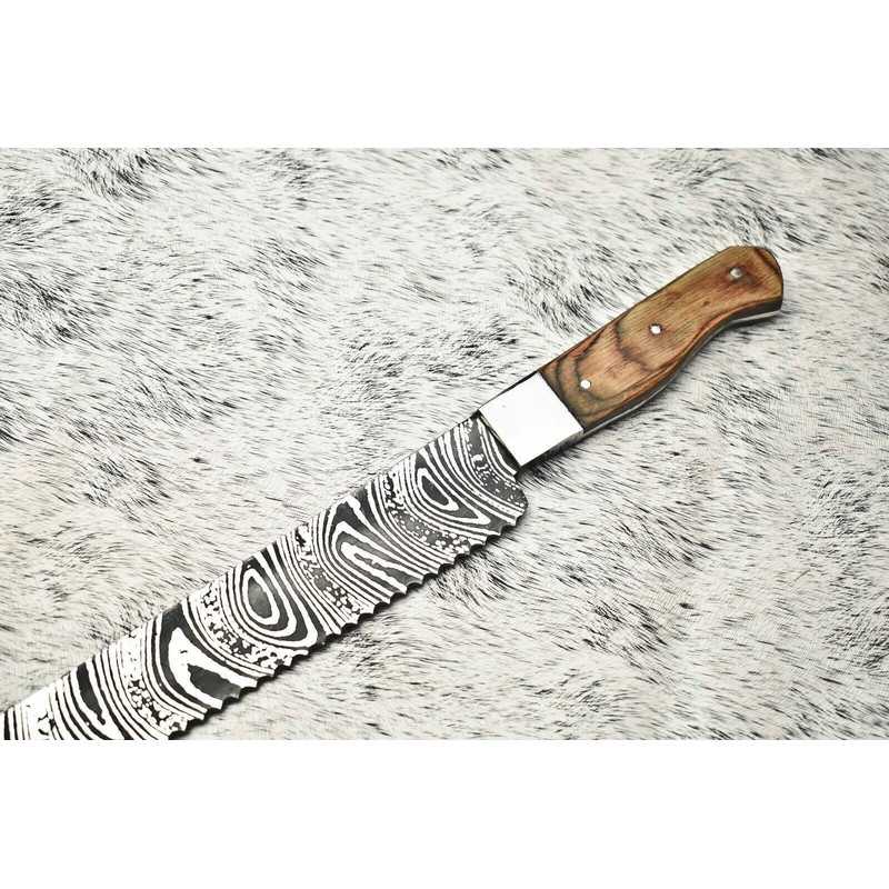 Premium Handmade Damascus Kitchen Knife  Full Tang Chef Knife  100 Handcrafted 1