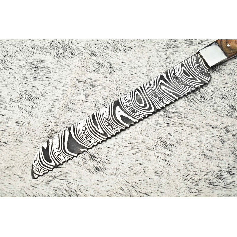 Premium Handmade Damascus Kitchen Knife  Full Tang Chef Knife  100 Handcrafted 2