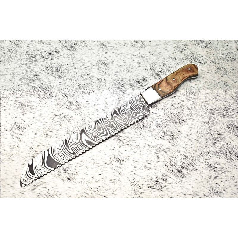 Premium Handmade Damascus Kitchen Knife  Full Tang Chef Knife  100 Handcrafted 0