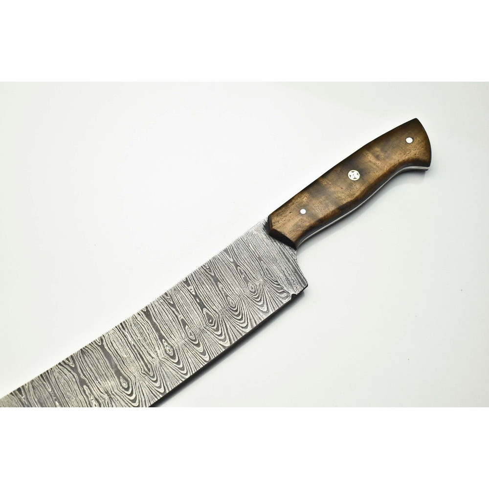 Artisan Damascus Steel Chef Knife  Handmade Forged Blade  Professional Kitchen Knife 1