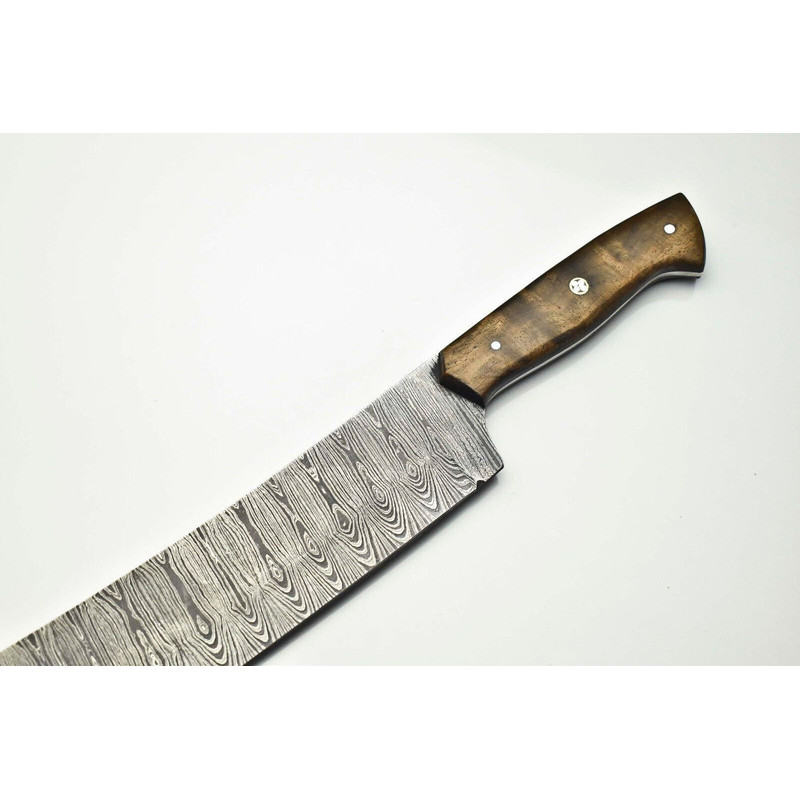 Artisan Damascus Steel Chef Knife  Handmade Forged Blade  Professional Kitchen Knife 1