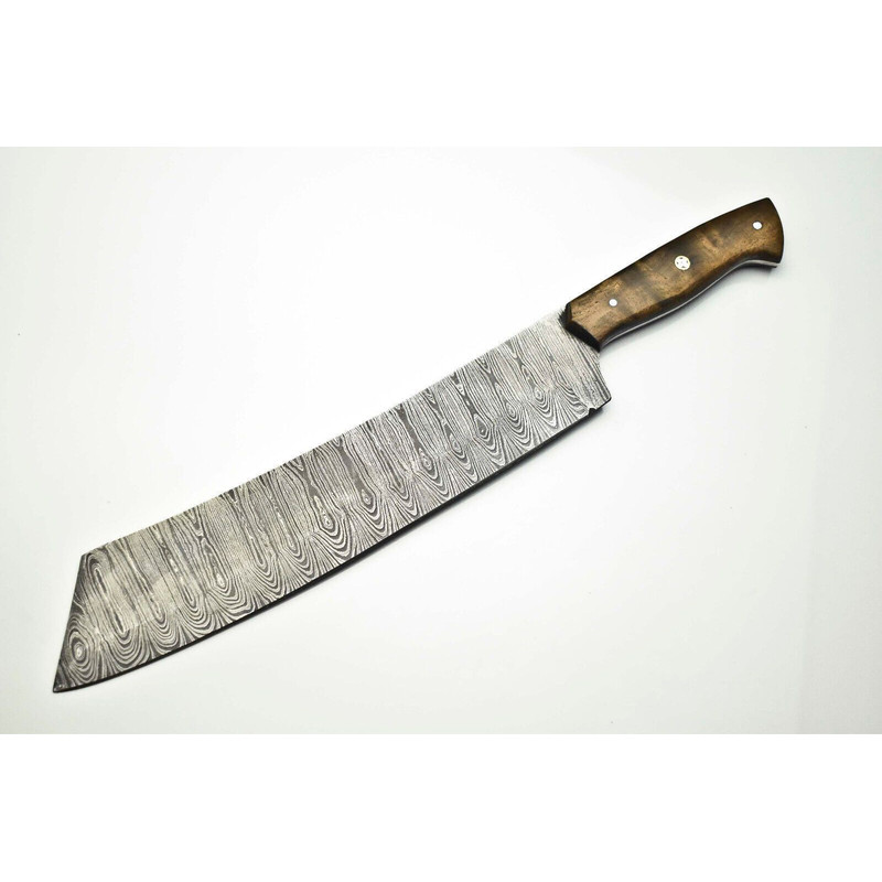 Artisan Damascus Steel Chef Knife  Handmade Forged Blade  Professional Kitchen Knife 0