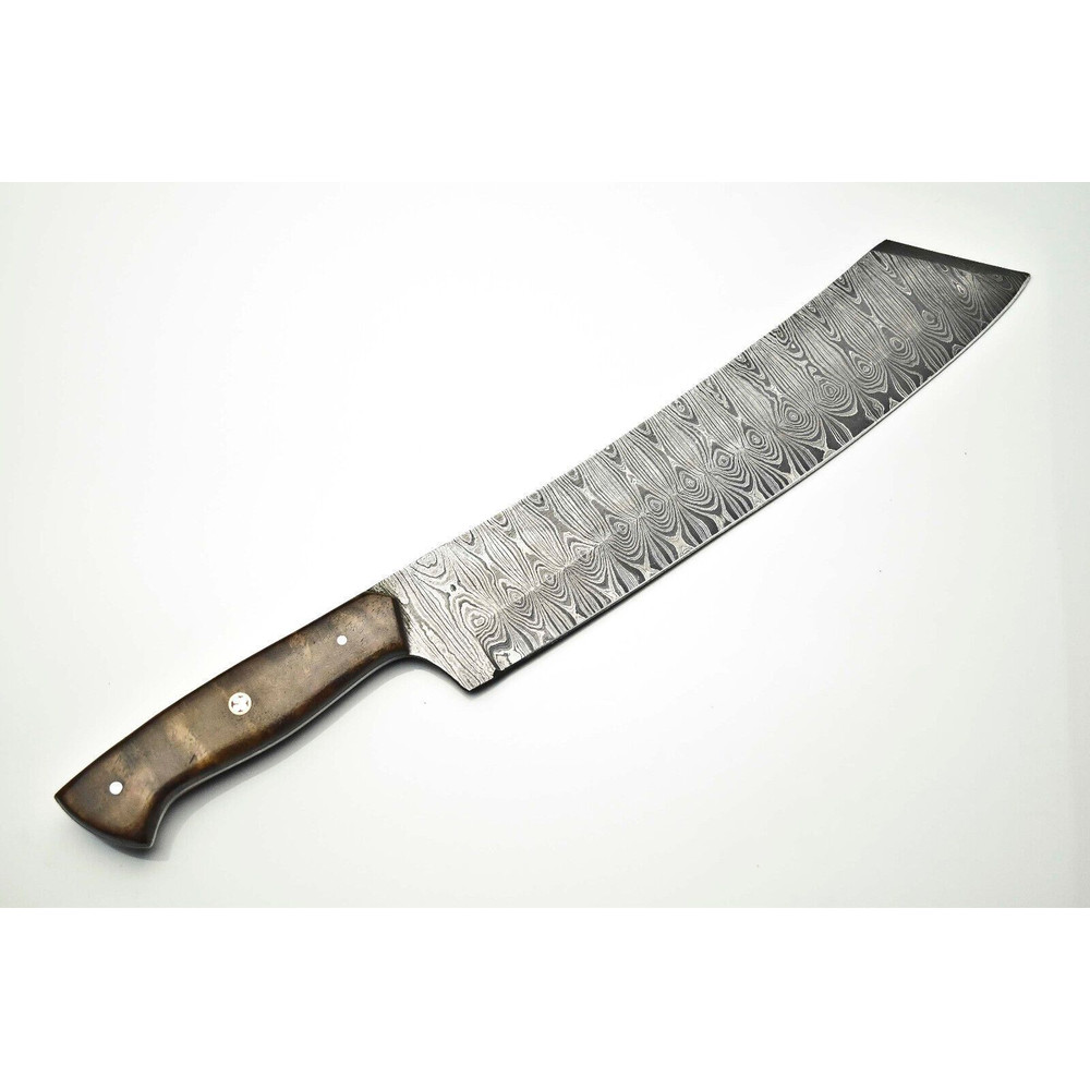 Artisan Damascus Steel Chef Knife  Handmade Forged Blade  Professional Kitchen Knife 3