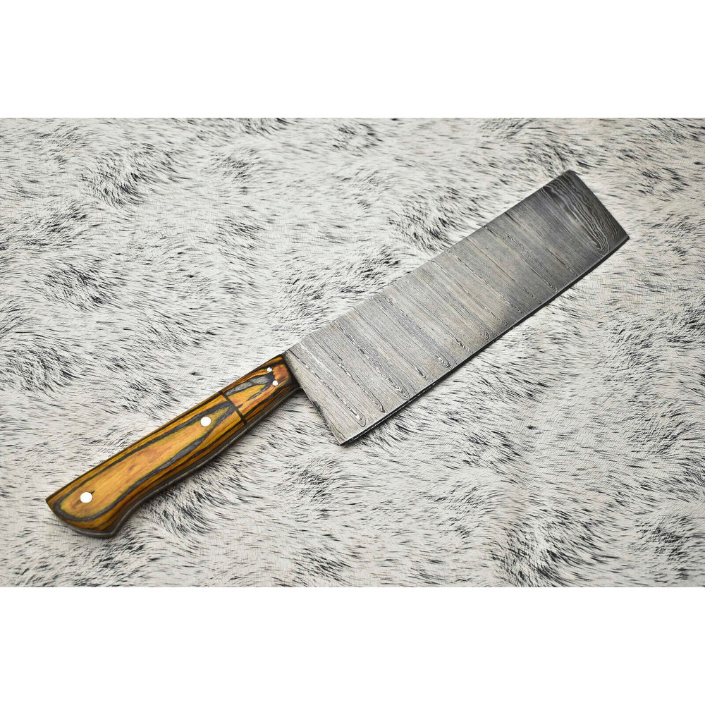 Premium Handmade Damascus Chef Knife  Professional Full Tang Kitchen Knife 3