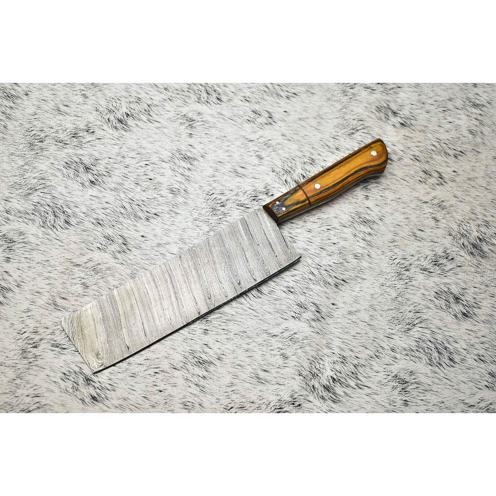 Premium Handmade Damascus Chef Knife  Professional Full Tang Kitchen Knife 0