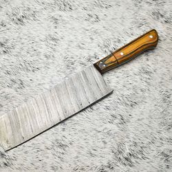 premium handmade damascus chef knife | professional full tang kitchen knife