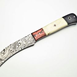 authentic damascus chef knife | hand-forged kitchen knife | durable & sharp