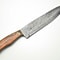 Custom Handmade Damascus Steel Chef Knife With Wood Handle 3
