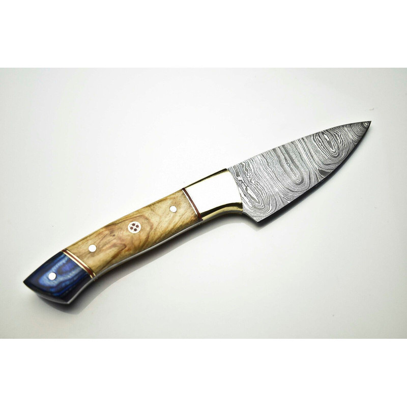 Professional Damascus Steel Chef Knife  Custom Hand Forged Kitchen Blade 3