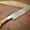 Artisan Forged Damascus Steel Chef Knife Elegant Wood Handle Kitchen Knife 3