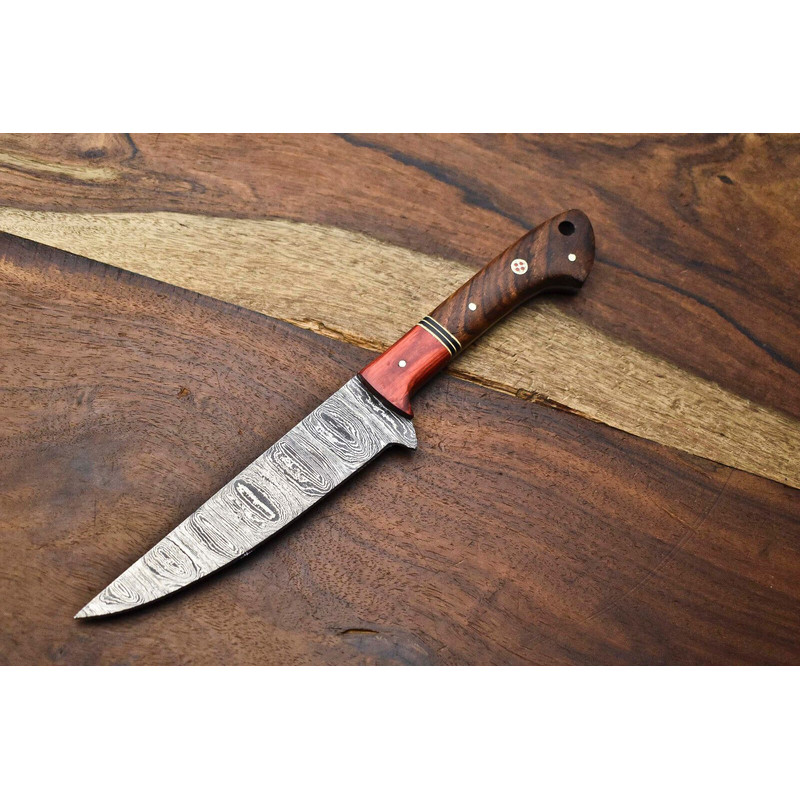 Handmade Damascus Steel Kitchen Knife  Chef Choice Culinary Perfection 0