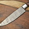 Full Tang Damascus Steel Chef Knife Handmade With Premium Hardwood Handle 2