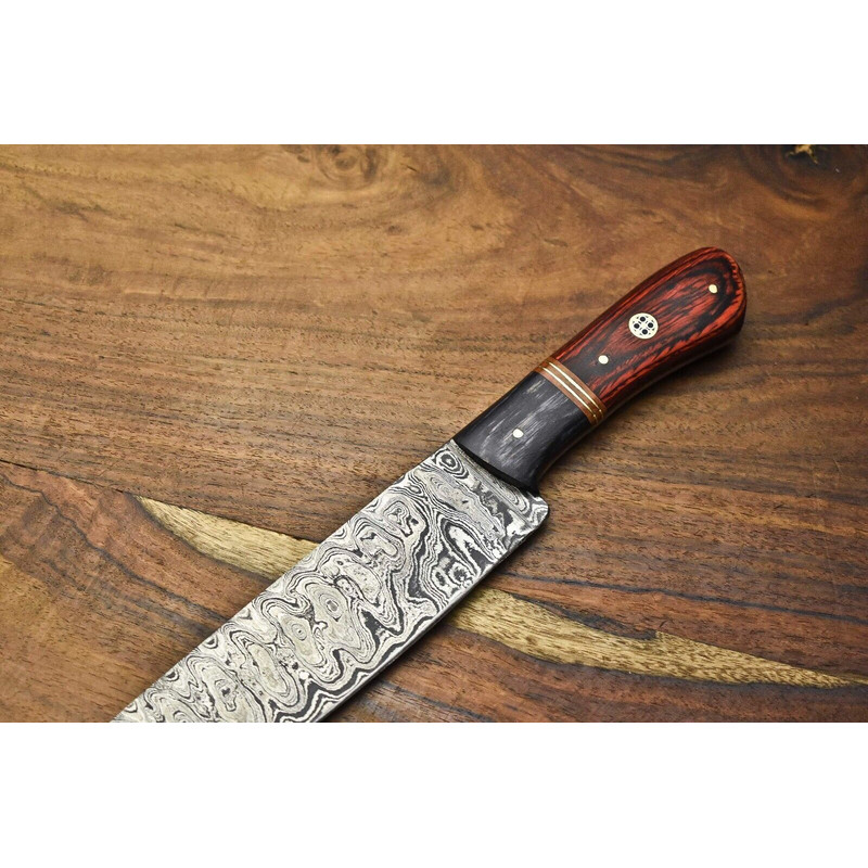 Mastercrafted Damascus Steel Chef Knife  Handmade Full Tang Perfection 1