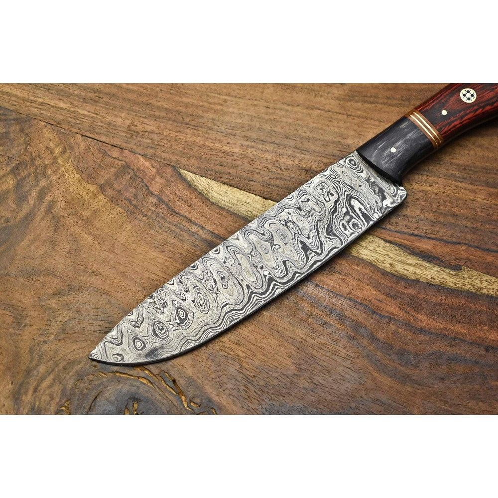 Mastercrafted Damascus Steel Chef Knife  Handmade Full Tang Perfection 2