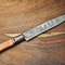 Exclusive Damascus Chef Knife Hand Forged Steel With Polished Wood Handle 3