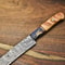 Exclusive Damascus Chef Knife Hand Forged Steel With Polished Wood Handle 1