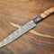 Exclusive Damascus Chef Knife Hand Forged Steel With Polished Wood Handle 0