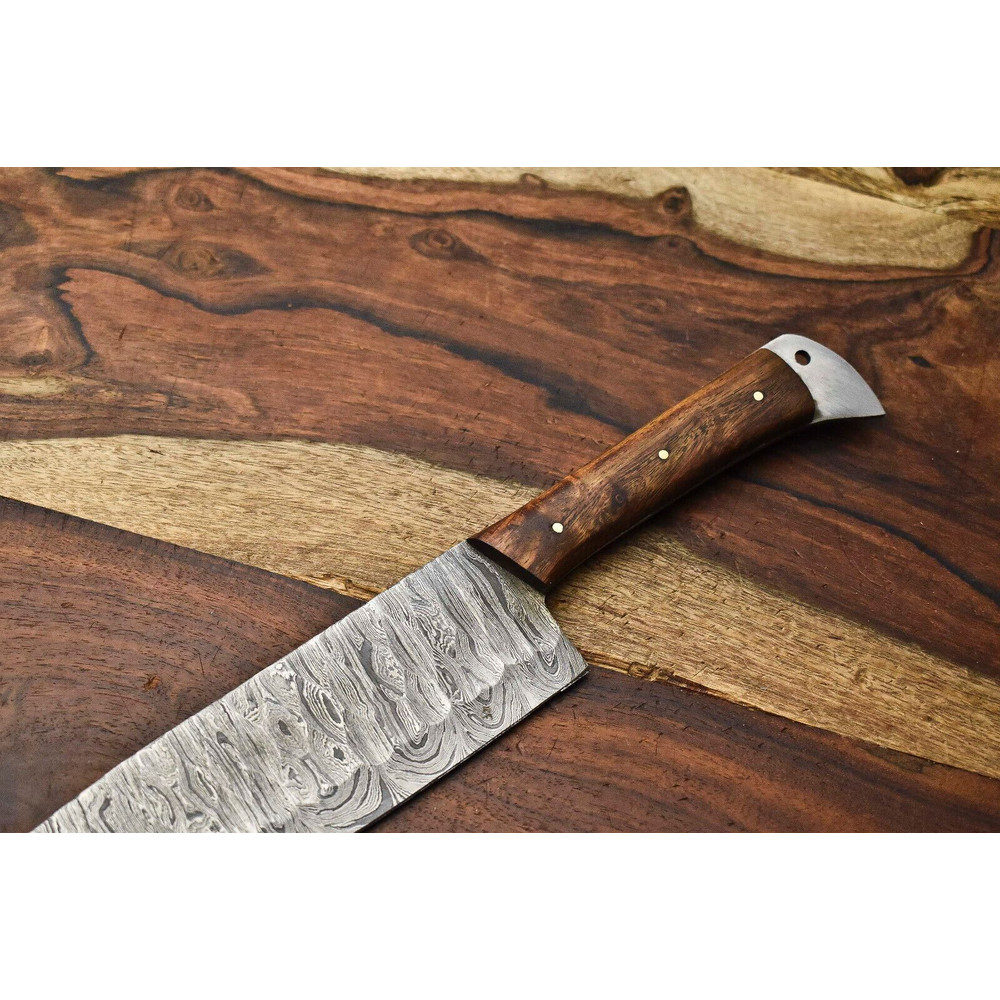 Handmade Damascus Chef Knife  Professional Kitchen Tool For Precision Cutting 1