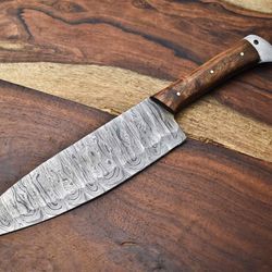 handmade damascus chef knife – professional kitchen tool for precision cutting