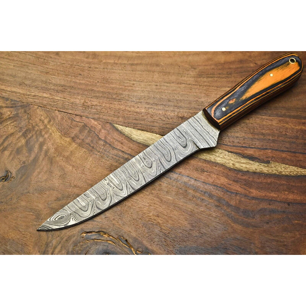 Forged Damascus Steel Chef Knife  Handmade Culinary Art For Professionals 2