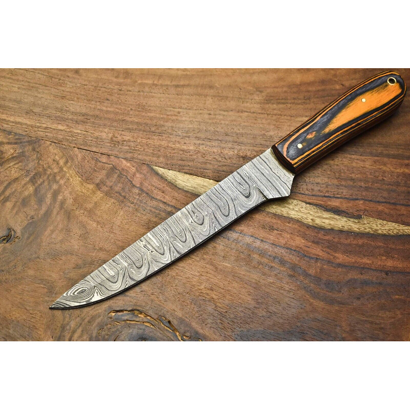 Forged Damascus Steel Chef Knife  Handmade Culinary Art For Professionals 2