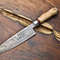 Custom 12 Damascus Steel Kitchen Chef Knife  Hand Forged Cooking Blade 0