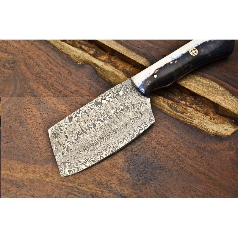 8 Handmade Damascus Steel Chef Knife  Full Tang Professional Kitchen Knife 2