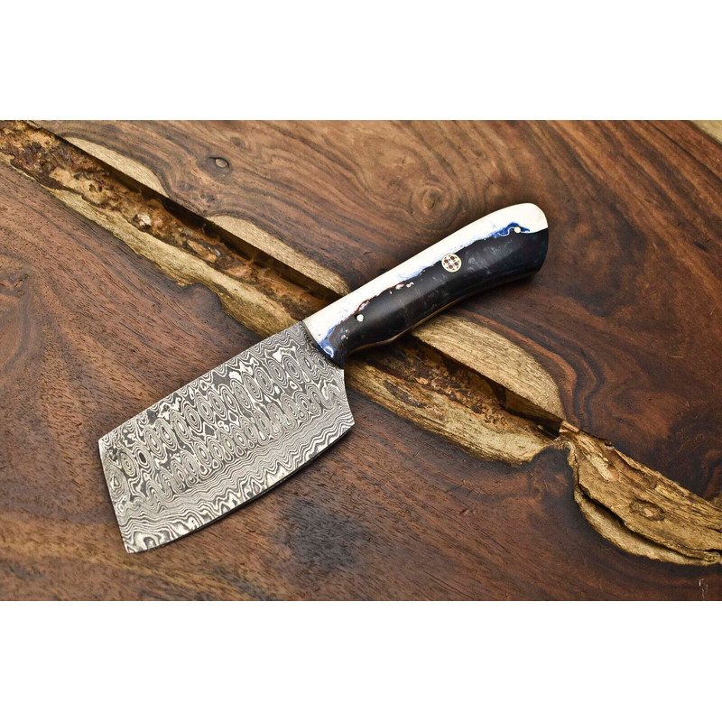 8 Handmade Damascus Steel Chef Knife  Full Tang Professional Kitchen Knife 0