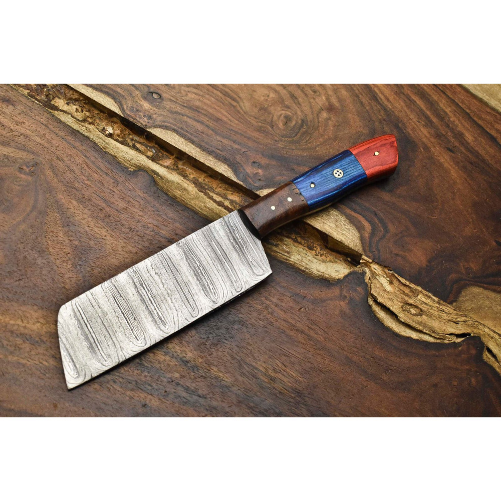 12 Inch Custom Damascus Steel Kitchen Knife  Full Tang Chef Knife 0