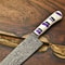 12 Inch Handmade Damascus Chef Knife Premium Full Tang Forged Kitchen Knife 1