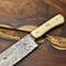 105 Handmade Damascus Steel Chef Knife  Full Tang Forged Kitchen Cooking Blade 1
