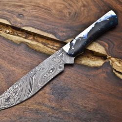 11.0" handmade damascus steel chef knife | full tang kitchen cooking blade
