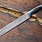 Custom 11 Damascus Steel Kitchen Knife HandForged Full Tang Chef Knife 0