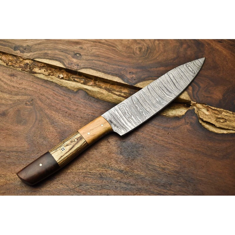 12 Artisan Handmade Damascus Steel Chef Knife Sharp Balanced Tool 2