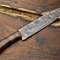 Custom 12 Inch Damascus Chef Knife  HandForged Full Tang Kitchen Knife 3