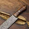 Custom 12 Inch Damascus Chef Knife  HandForged Full Tang Kitchen Knife 1