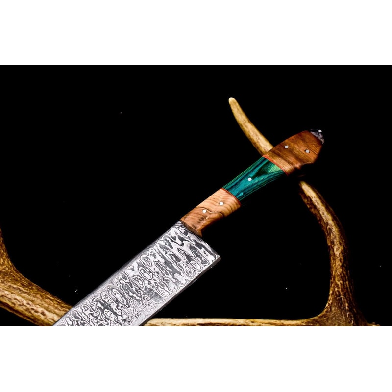 Professional 12 Damascus Chef Knife Razor Sharp Full Tang Kitchen Tool 1