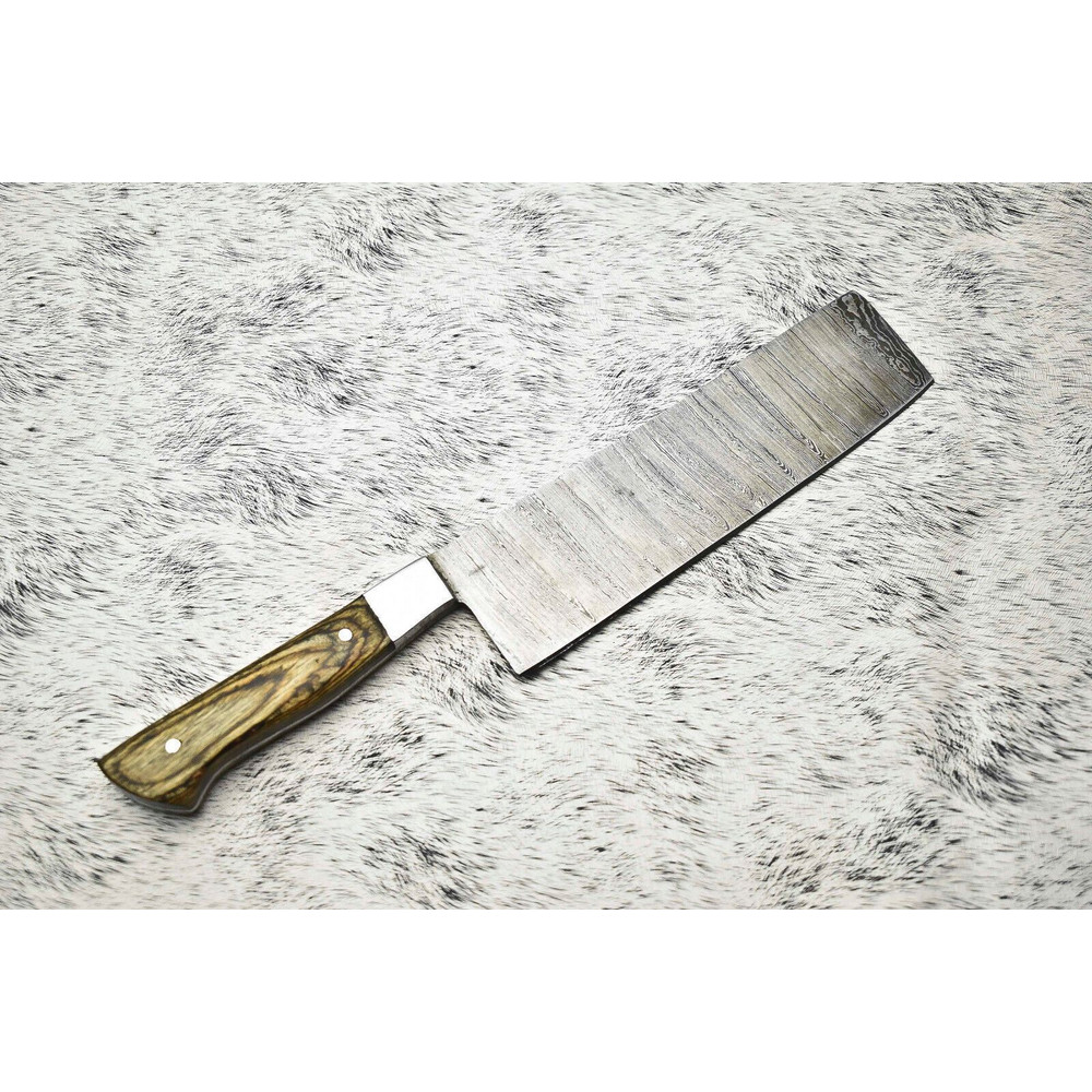 Professional 12 Handmade Chef Knife  Damascus Steel Full Tang Blade 3