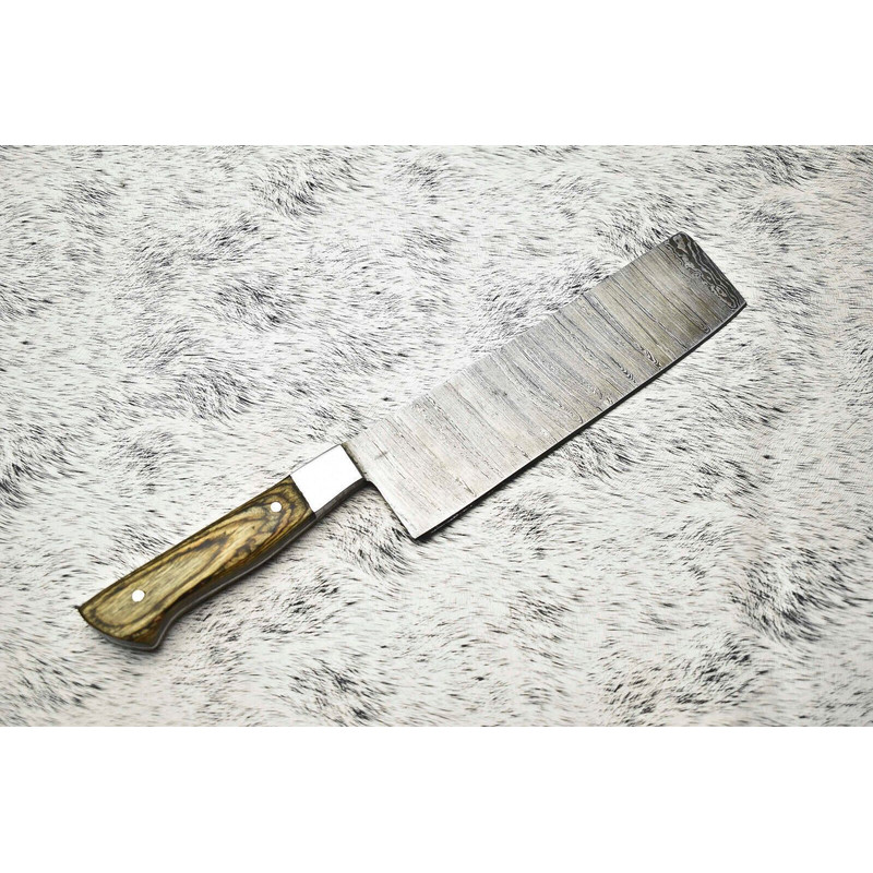 Professional 12 Handmade Chef Knife  Damascus Steel Full Tang Blade 3