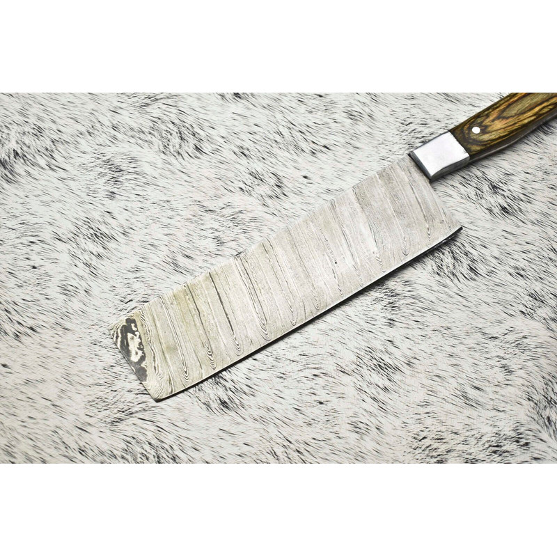 Professional 12 Handmade Chef Knife  Damascus Steel Full Tang Blade 2