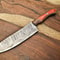 12 Damascus Steel Cooking Knife Handmade Full Tang Chef Blade 0