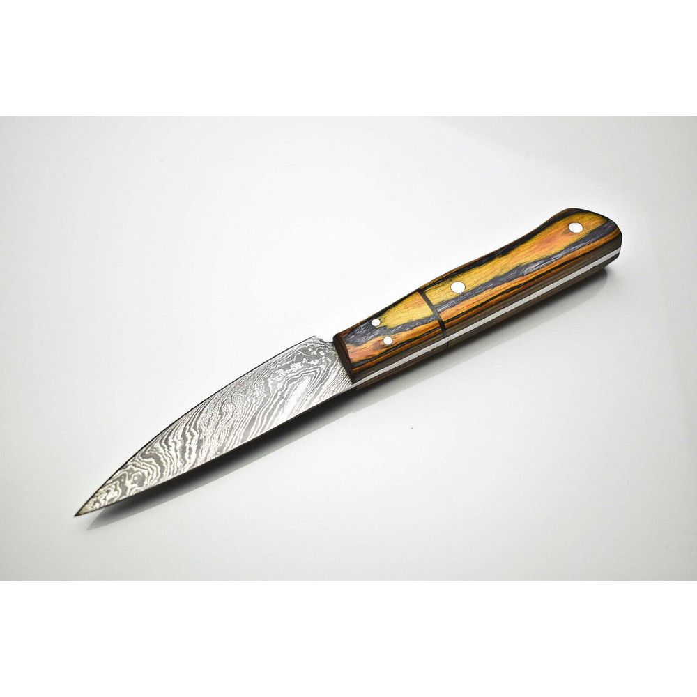 Handmade Damascus Steel Chef Knife  Full Tang Kitchen Knife  Professional HandForged Cooking Blade 3